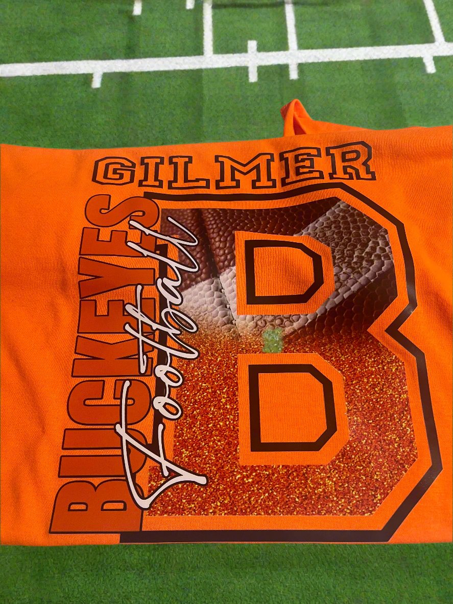 Ombre Buckeyes tee