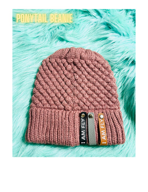 Knit Beanies with Tag