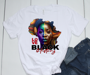 Love Black History T-Shirt