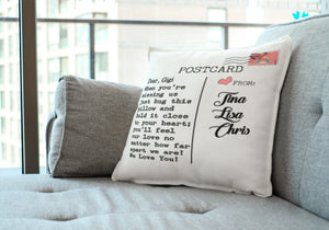 Postcard Pillow